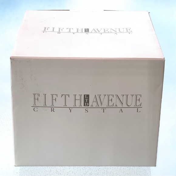 Fifth Avenue Lead Crystal ‘Essex’ Rose Bowl - Picture 10 of 10